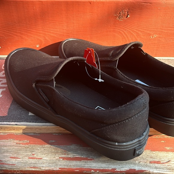 Vans Men's Slip-On Lite+ (Canvas)Black/Black - Picture 4 of 7